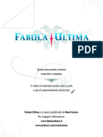 Fabula Ultima Playtest Materials ITA 31 Dicembre 2021 Pagina Singola