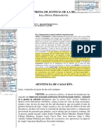 CAS N° 1063.-2019, Usurpación Actos de Despojo