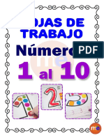 Hojas de Trabajo Nuneros 1 - 10