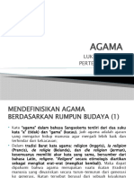 Pertemuan Ke-1, Agama