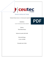 Derecho Individual Del Trabajo Avance Del Proyecto 1 y 2