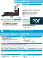 Guia Rapida de Usuario Yealink T29G Solucion Empresa