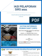 Evaluasi Pelaporan SIRS 2021