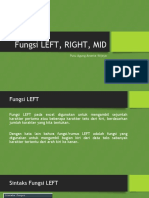 FUNGSI LEFT, RIGHT, MID