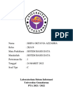 SISTEM BASIS DATA PERTEMUAN 1