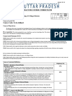 Format For Course Curriculum Course Title: Credit Units: 3 Course Code: To Be Defined