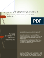 M1-Konsep Dasar Sistem Informasi Bisnis