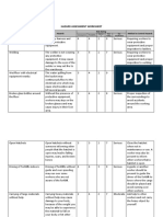 Hazard Assessment Worksheet - GrepoND