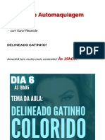 Aprenda a fazer um delineado gatinho alongado