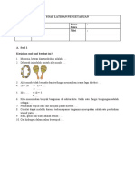 SOAL LATIHAN PENGETAHUAN Subtema 1