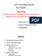 Technical Training Course For ECDIS: Warning