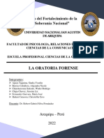 Oratoria Forense: Características e Historia