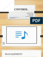 Topic 7 - Control (Reporting)