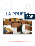 La Prueba en El Juicio Ordinario de Trabajo