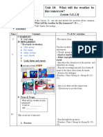 Unit 18: What Will The Weather Be Like Tomorrow?: Lesson 1 (1,2,3)