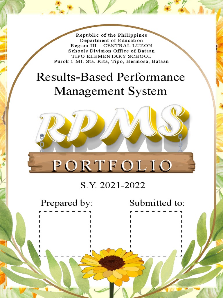 Yellow Rpms 2021 2022 | PDF | Learning | Educational Technology