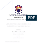 Tesis Doctoral Programa de Doctorado en Patrimonio: La Esclavitud en Córdoba en La Edad Moderna: 1556-1598