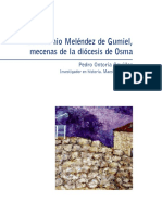 El mecenas de la diócesis de Osma: Don Antonio Meléndez de Gumiel