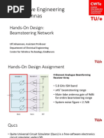 Microwave Engineering and Antennas: Hands-On Design: Beamsteering Network