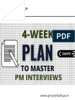 4 Week Interview Plan