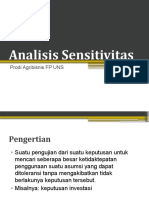 Analisis Sensitivitas