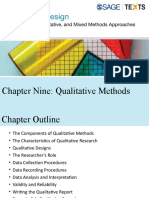 Chapter Nine: Qualitative Methods Guide