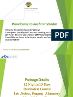 Kashmir Vendor Tour Package
