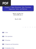 Chapter 2: Basic Structures: Sets, Functions, Sequences, Sums, and Matrices