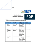 Lembar Kerja Rencana Aksi Nyata