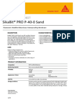 Sikabit® Pro P-40-0 Sand: Product Data Sheet