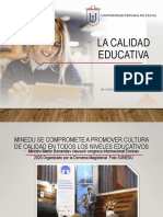 TEMA 7 La Calidad Educativa - EXPLICACION DOCENTE