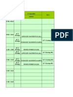 Jadwal Blok 2.6 Maternitas A17