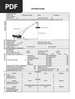 Rigging Plan Template | PDF | Crane (Machine)