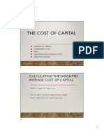 Calculating the Cost of Capital