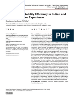 Adr 1-10 Study On Profitability Efficiency in Indian and Other Countries Experience