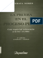 Cafferata Nores-La Prueba en El Proceso Penal-3a Ed. 1998