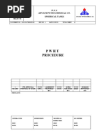 Procedure (PWHT) For Spherical Tanks - 1