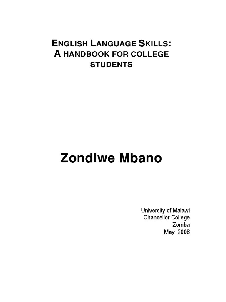 Zondiwe Mbano, PDF, Ellipsis