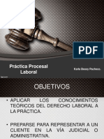 Práctica procesal laboral: objetivos, juicio, procedimiento y principios