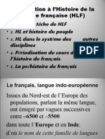 Introduction À L'histoire de La Langue Française (HLF)