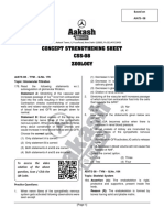 Concept Strengthening Sheet (CSS-08) Based On AIATS-08 (TYM) - Zoology