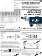Cable Gland Types Px2Krex, Px2Kwrex, Px2Kxrex & PB Variants