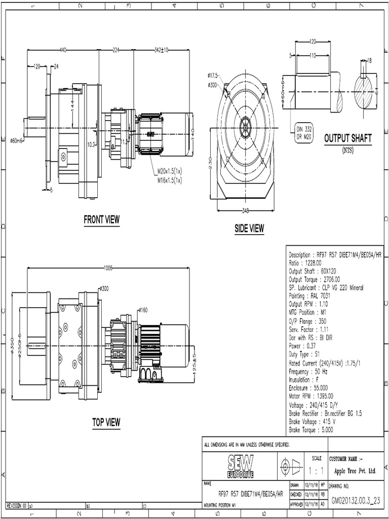 RF97 R57 DIBE71M4 - BE05A - HR - GM020132.00.3 - 23-Model | PDF