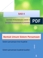 BAB 4 Sistem Persamaan