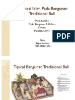 Adaptasi Iklim Pada Bangunan Tradisional Bali (Bagus Suminar)
