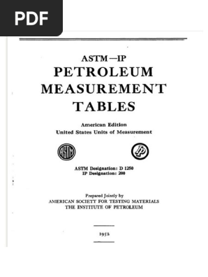 Tables ASTM | PDF