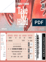 TAKE MY HAND TICKETS PINK WITH INFO BY 5SOSUPDES