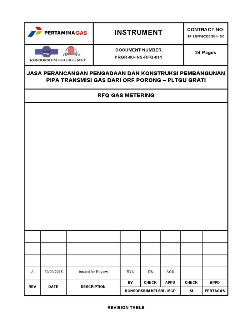 For Gas Metering | PDF | Specification (Technical Standard ...