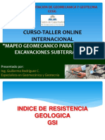 Mapeo Geomecánico - GSI