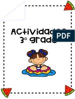 Actividades 3o grado completas